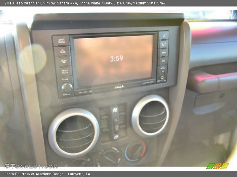 Stone White / Dark Slate Gray/Medium Slate Gray 2010 Jeep Wrangler Unlimited Sahara 4x4