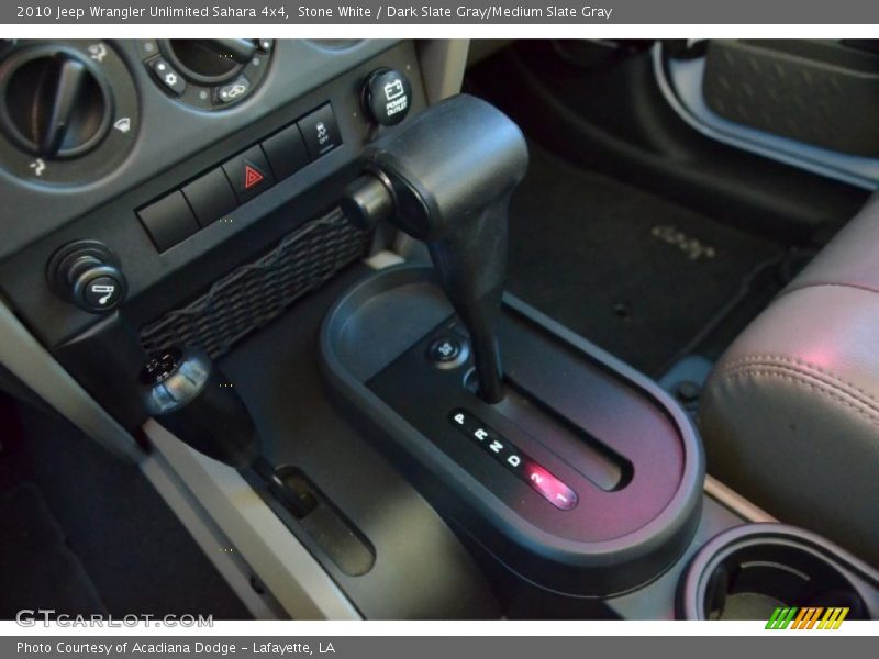 Stone White / Dark Slate Gray/Medium Slate Gray 2010 Jeep Wrangler Unlimited Sahara 4x4