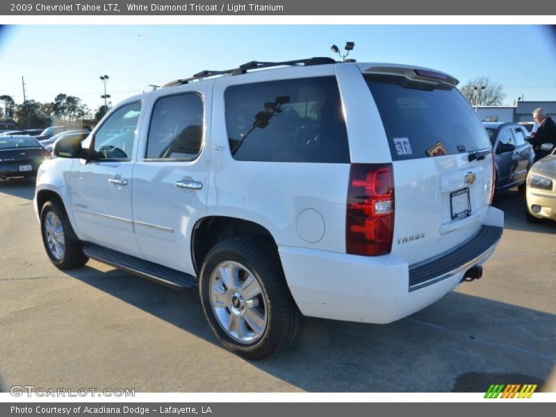 White Diamond Tricoat / Light Titanium 2009 Chevrolet Tahoe LTZ