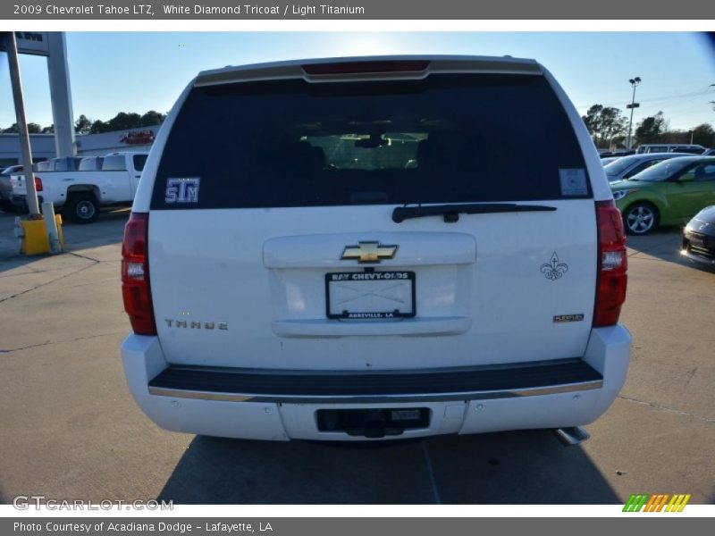 White Diamond Tricoat / Light Titanium 2009 Chevrolet Tahoe LTZ