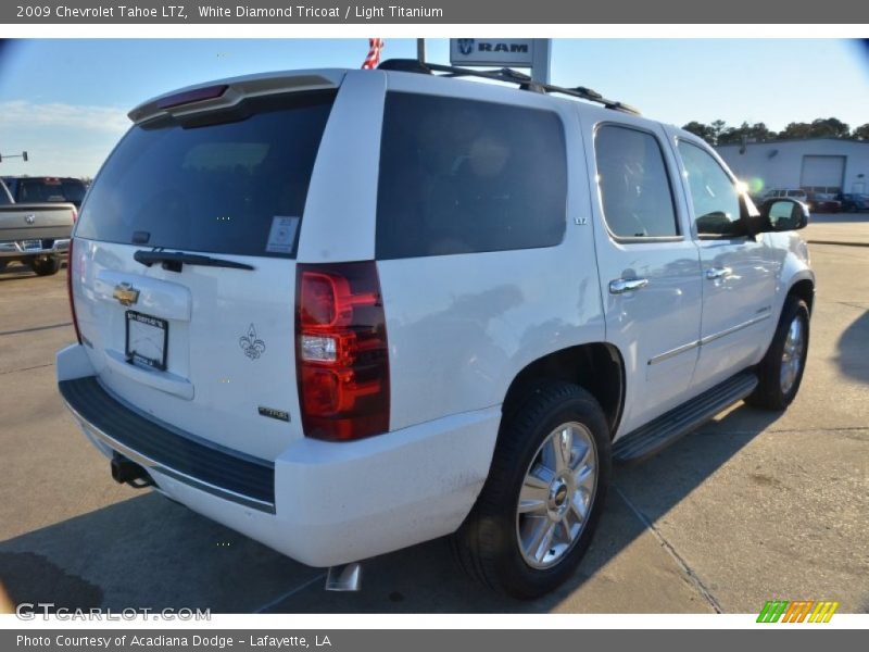 White Diamond Tricoat / Light Titanium 2009 Chevrolet Tahoe LTZ