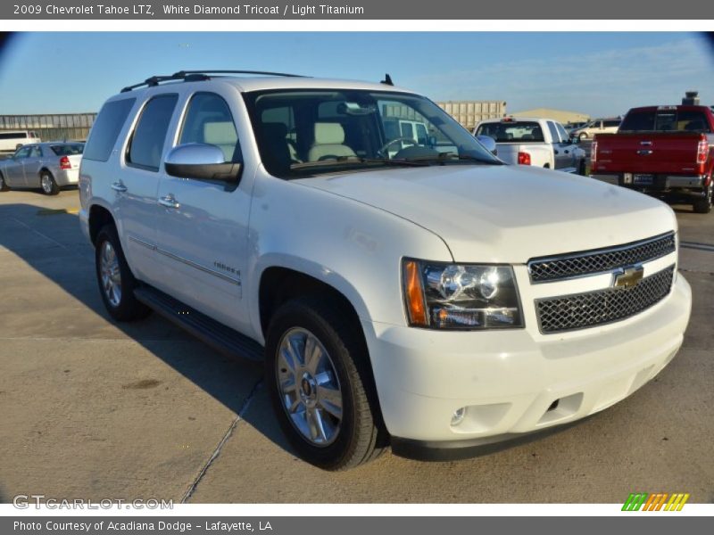 White Diamond Tricoat / Light Titanium 2009 Chevrolet Tahoe LTZ