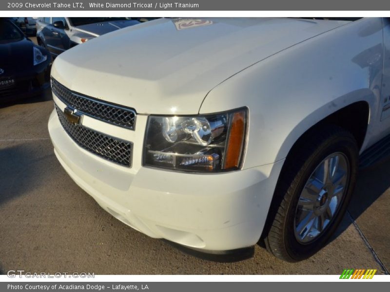 White Diamond Tricoat / Light Titanium 2009 Chevrolet Tahoe LTZ