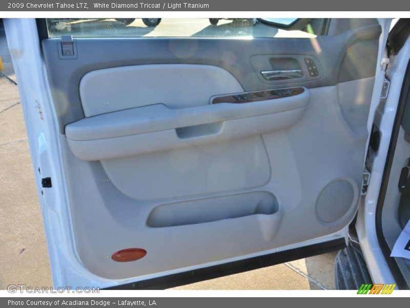 White Diamond Tricoat / Light Titanium 2009 Chevrolet Tahoe LTZ