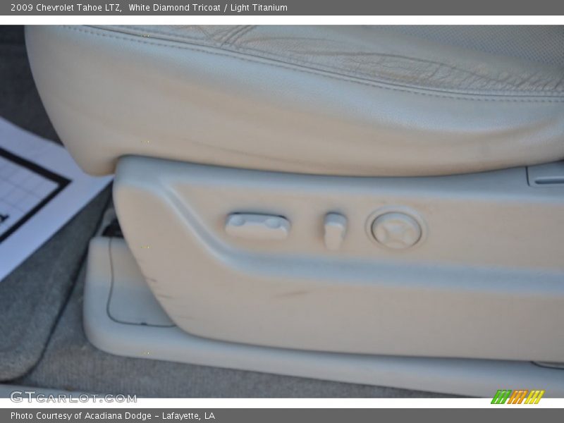 White Diamond Tricoat / Light Titanium 2009 Chevrolet Tahoe LTZ