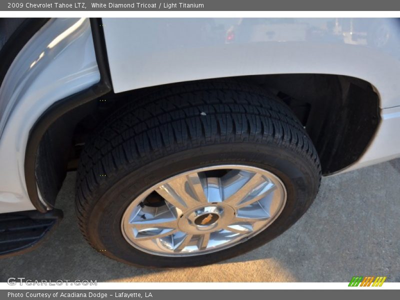 White Diamond Tricoat / Light Titanium 2009 Chevrolet Tahoe LTZ