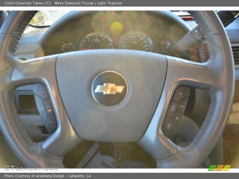 White Diamond Tricoat / Light Titanium 2009 Chevrolet Tahoe LTZ