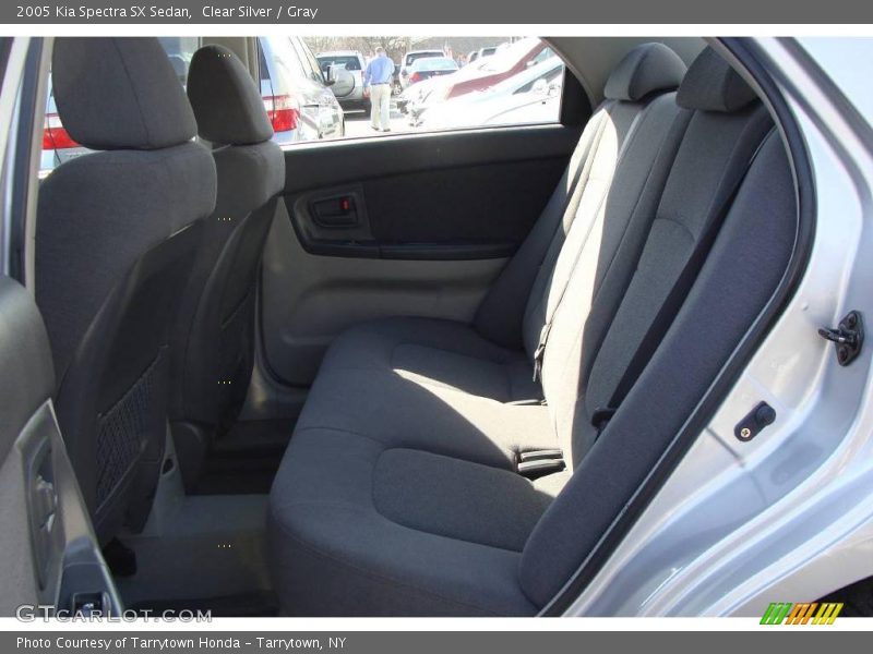 Clear Silver / Gray 2005 Kia Spectra SX Sedan