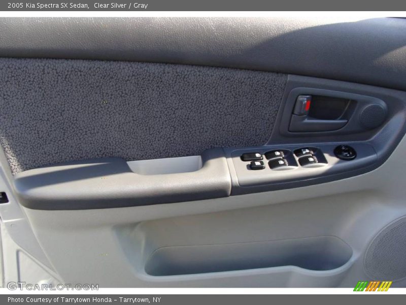 Clear Silver / Gray 2005 Kia Spectra SX Sedan