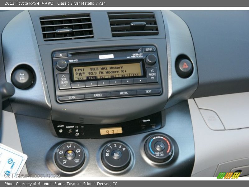 Classic Silver Metallic / Ash 2012 Toyota RAV4 I4 4WD