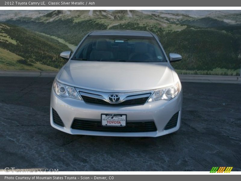 Classic Silver Metallic / Ash 2012 Toyota Camry LE