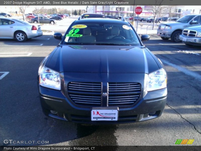 Steel Blue Metallic / Dark Slate Gray/Light Graystone 2007 Dodge Magnum SXT AWD