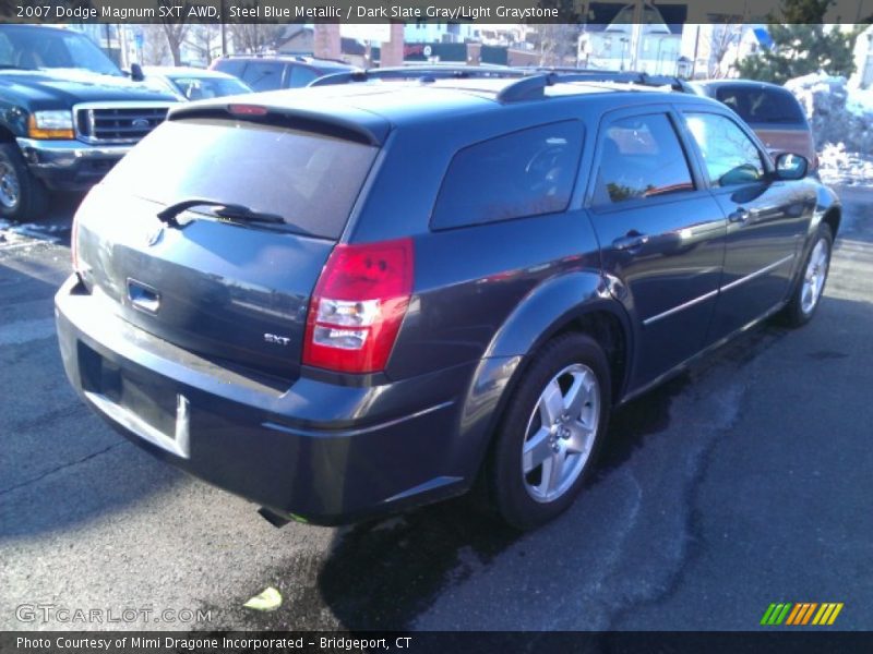 Steel Blue Metallic / Dark Slate Gray/Light Graystone 2007 Dodge Magnum SXT AWD