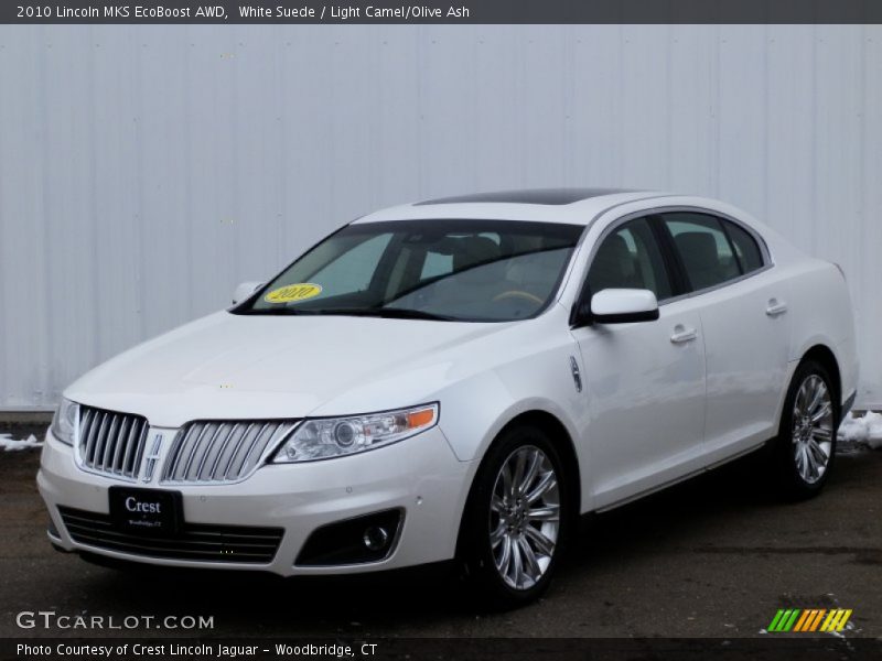 White Suede / Light Camel/Olive Ash 2010 Lincoln MKS EcoBoost AWD