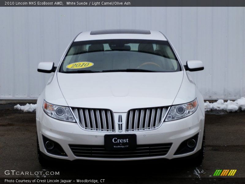 White Suede / Light Camel/Olive Ash 2010 Lincoln MKS EcoBoost AWD