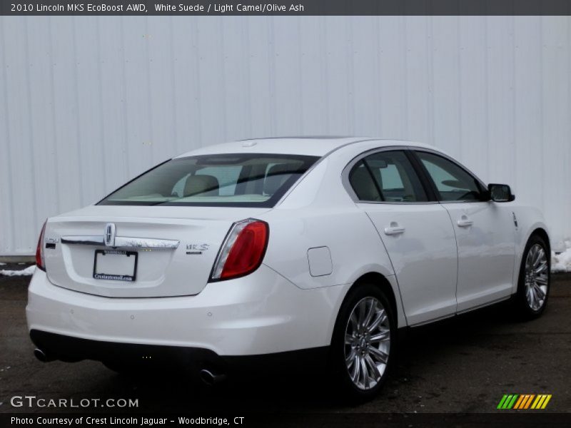White Suede / Light Camel/Olive Ash 2010 Lincoln MKS EcoBoost AWD