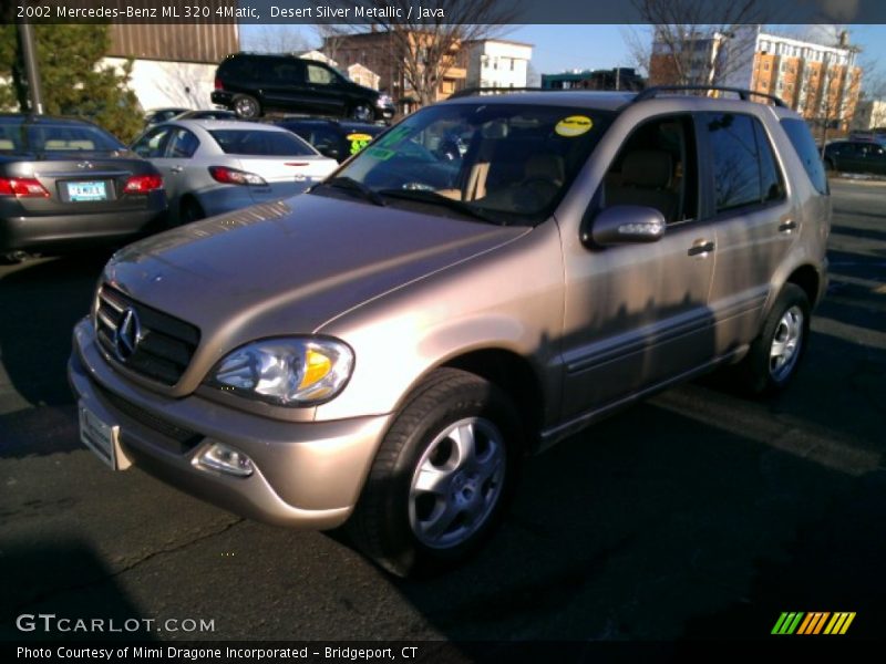 Desert Silver Metallic / Java 2002 Mercedes-Benz ML 320 4Matic