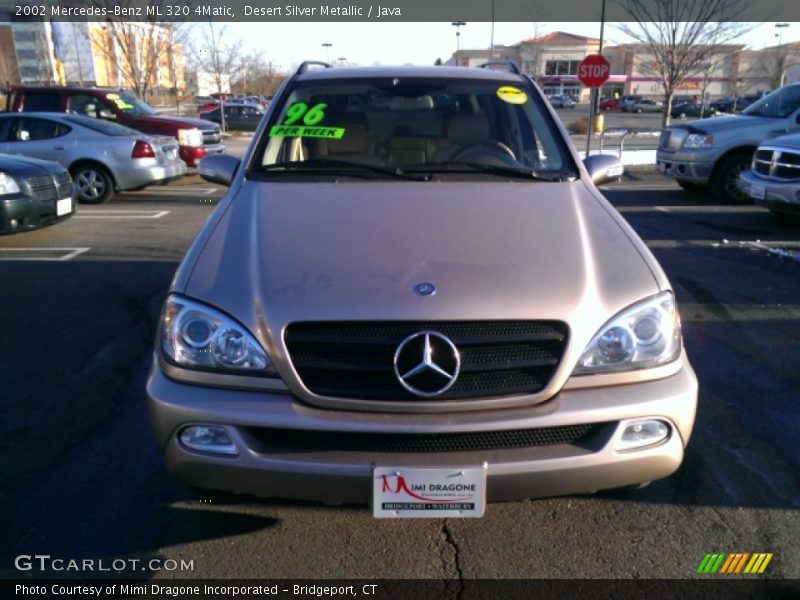 Desert Silver Metallic / Java 2002 Mercedes-Benz ML 320 4Matic