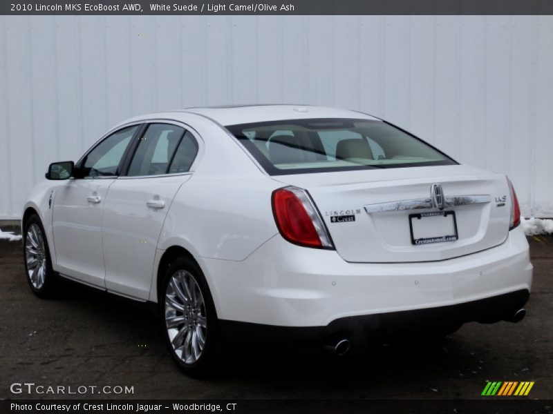 White Suede / Light Camel/Olive Ash 2010 Lincoln MKS EcoBoost AWD