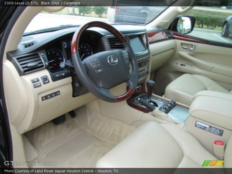 Black Onyx / Cashmere 2009 Lexus LX 570