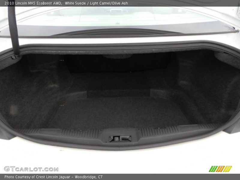 White Suede / Light Camel/Olive Ash 2010 Lincoln MKS EcoBoost AWD