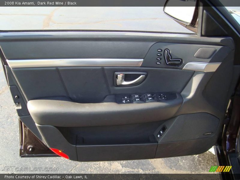 Dark Red Wine / Black 2008 Kia Amanti
