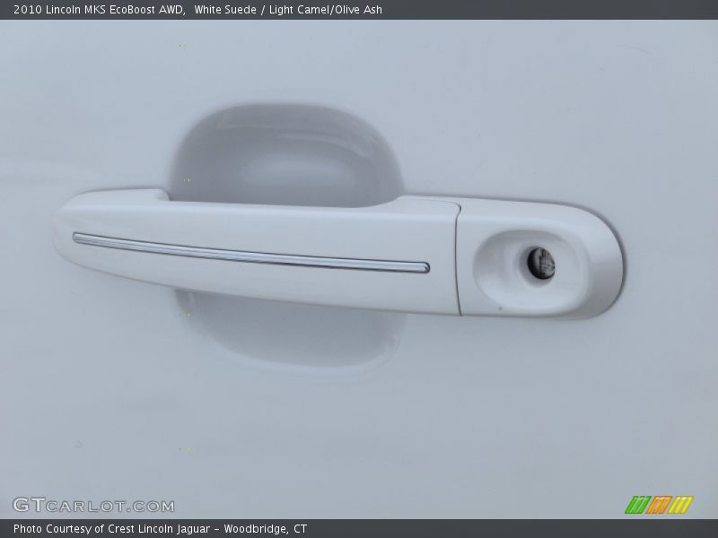 White Suede / Light Camel/Olive Ash 2010 Lincoln MKS EcoBoost AWD