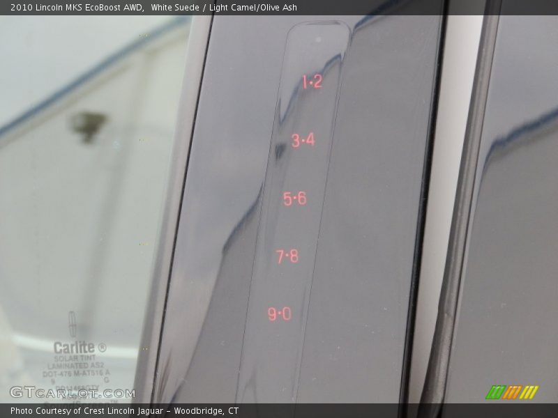 White Suede / Light Camel/Olive Ash 2010 Lincoln MKS EcoBoost AWD