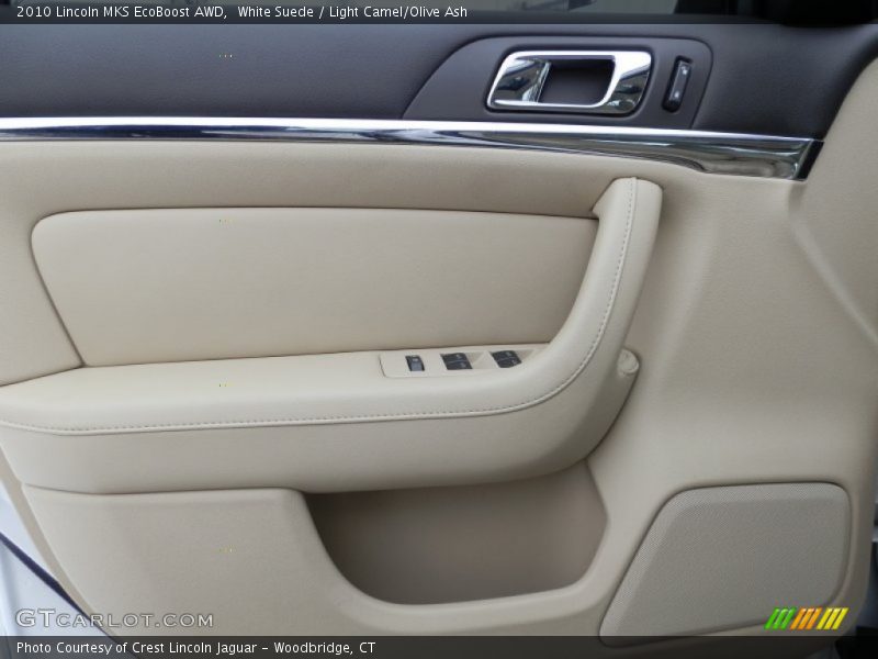 White Suede / Light Camel/Olive Ash 2010 Lincoln MKS EcoBoost AWD