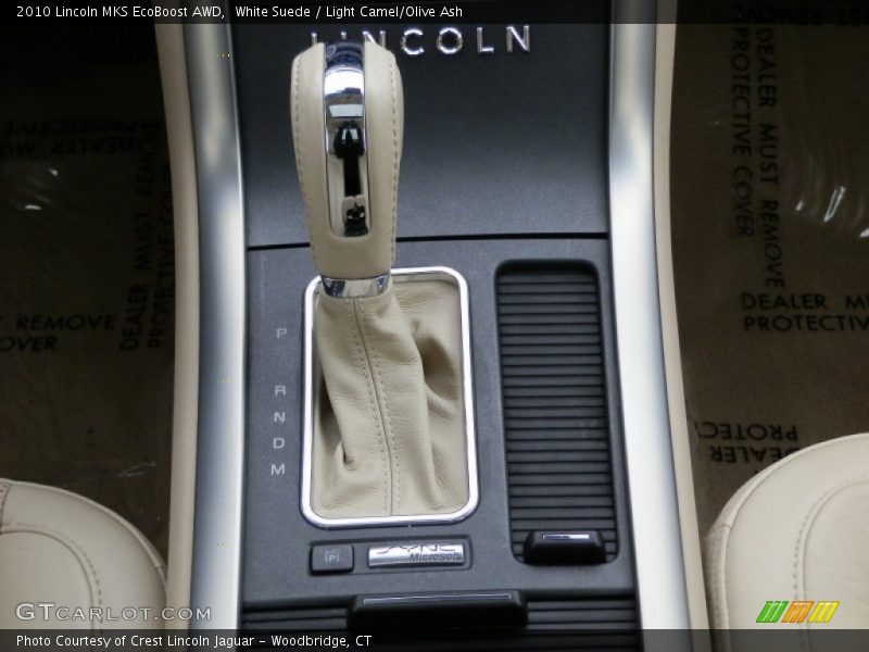 White Suede / Light Camel/Olive Ash 2010 Lincoln MKS EcoBoost AWD