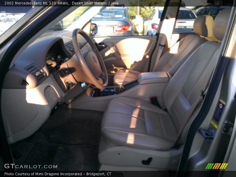 Desert Silver Metallic / Java 2002 Mercedes-Benz ML 320 4Matic