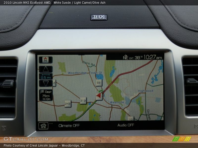 White Suede / Light Camel/Olive Ash 2010 Lincoln MKS EcoBoost AWD