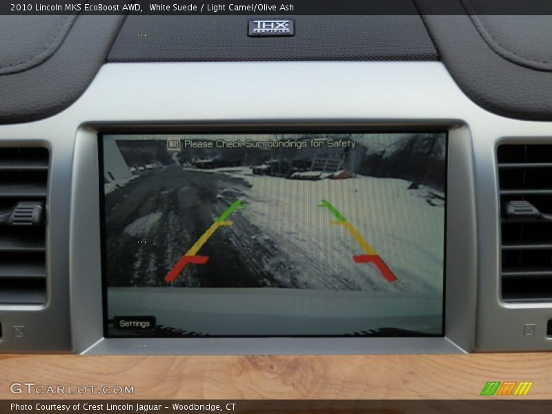 White Suede / Light Camel/Olive Ash 2010 Lincoln MKS EcoBoost AWD