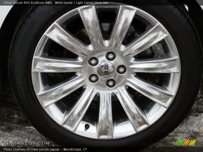 White Suede / Light Camel/Olive Ash 2010 Lincoln MKS EcoBoost AWD