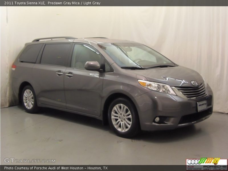 Predawn Gray Mica / Light Gray 2011 Toyota Sienna XLE