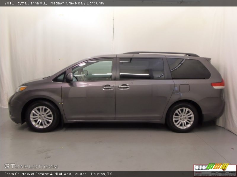 Predawn Gray Mica / Light Gray 2011 Toyota Sienna XLE