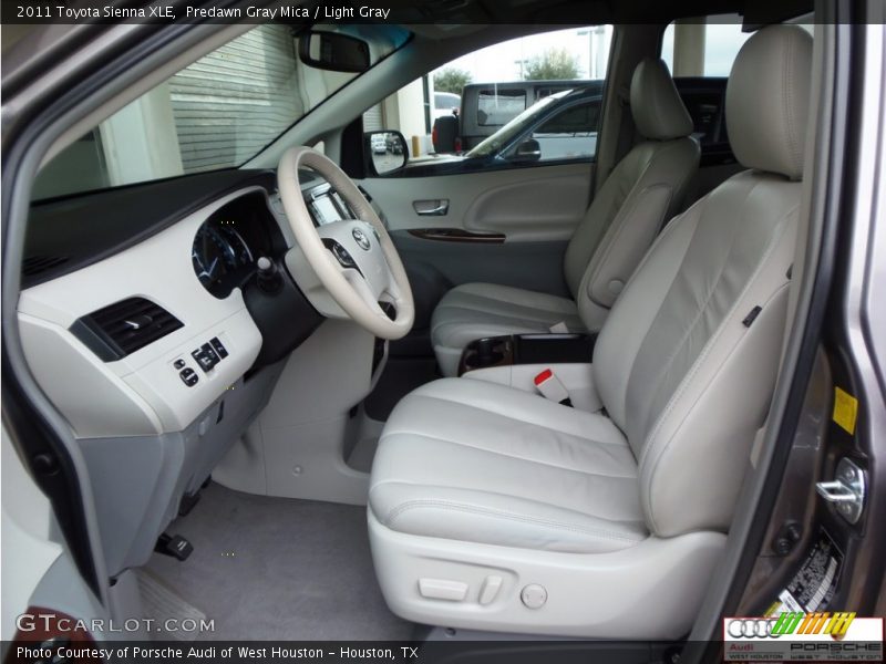 Predawn Gray Mica / Light Gray 2011 Toyota Sienna XLE