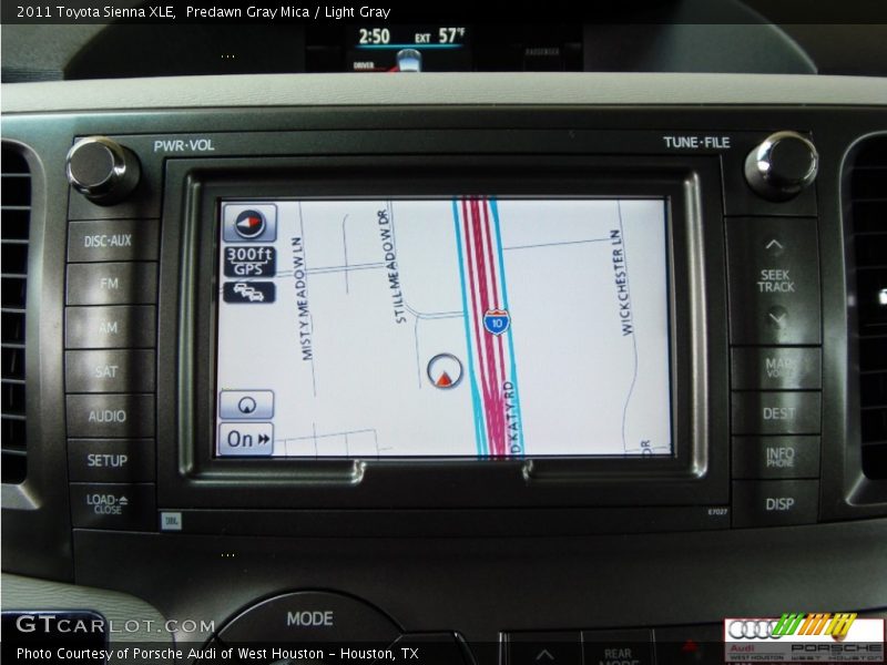 Predawn Gray Mica / Light Gray 2011 Toyota Sienna XLE