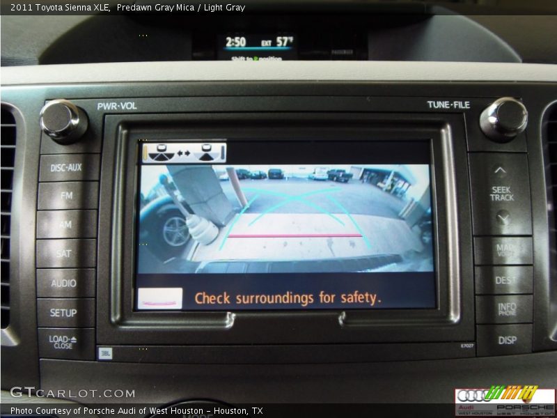 Predawn Gray Mica / Light Gray 2011 Toyota Sienna XLE