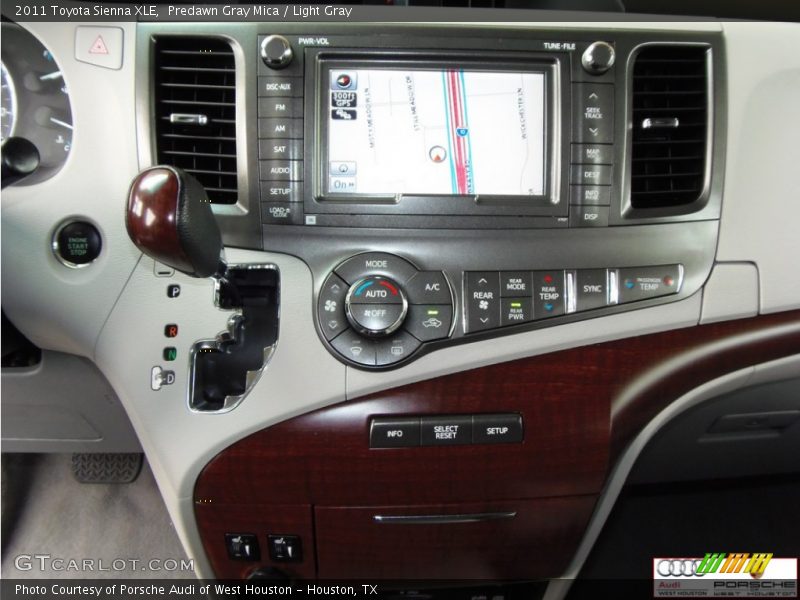 Predawn Gray Mica / Light Gray 2011 Toyota Sienna XLE