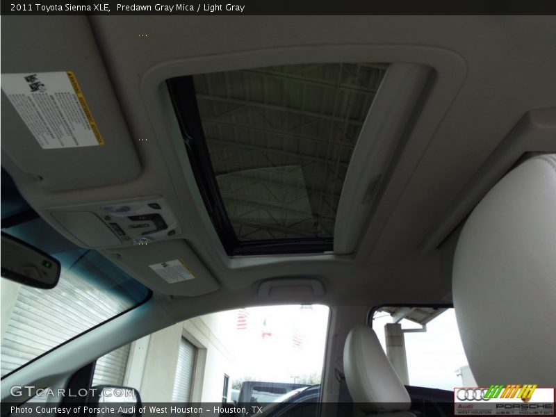 Predawn Gray Mica / Light Gray 2011 Toyota Sienna XLE