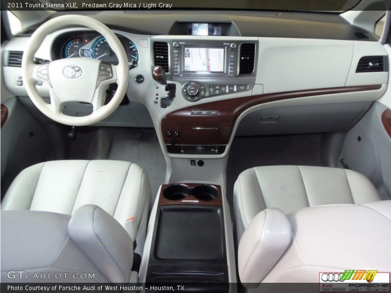 Predawn Gray Mica / Light Gray 2011 Toyota Sienna XLE