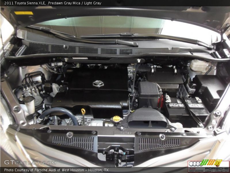 Predawn Gray Mica / Light Gray 2011 Toyota Sienna XLE