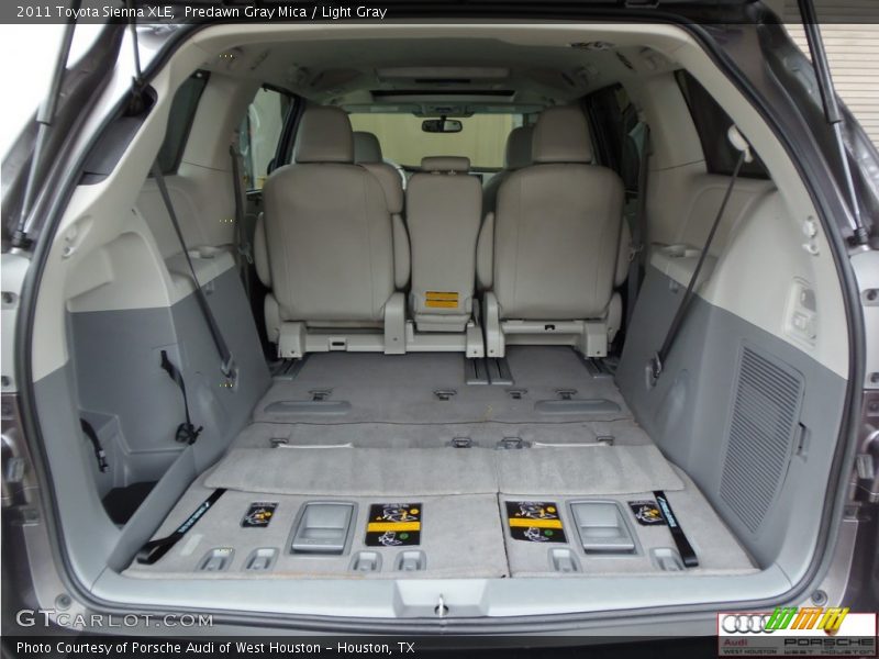Predawn Gray Mica / Light Gray 2011 Toyota Sienna XLE