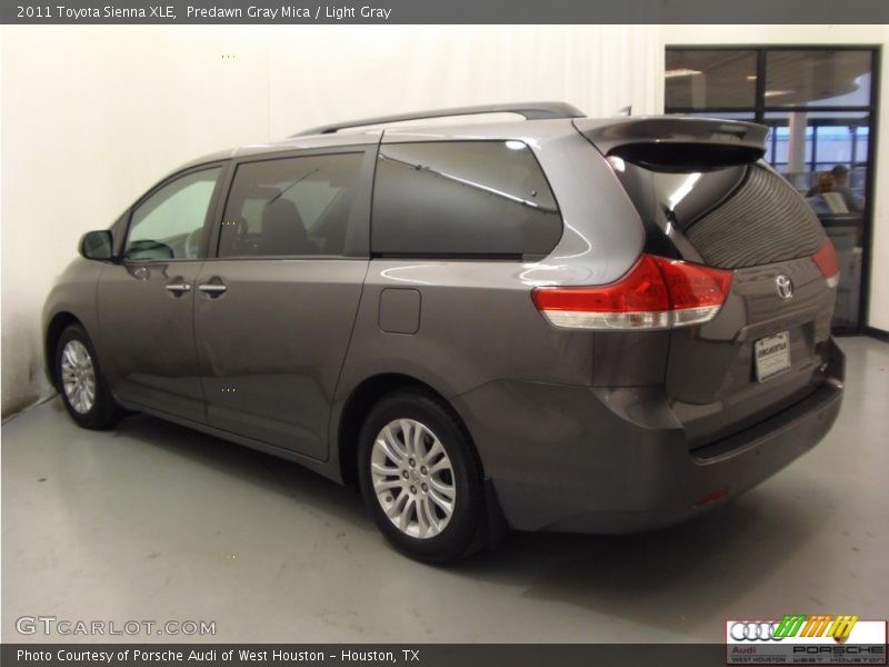 Predawn Gray Mica / Light Gray 2011 Toyota Sienna XLE