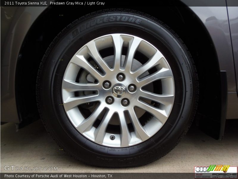 Predawn Gray Mica / Light Gray 2011 Toyota Sienna XLE