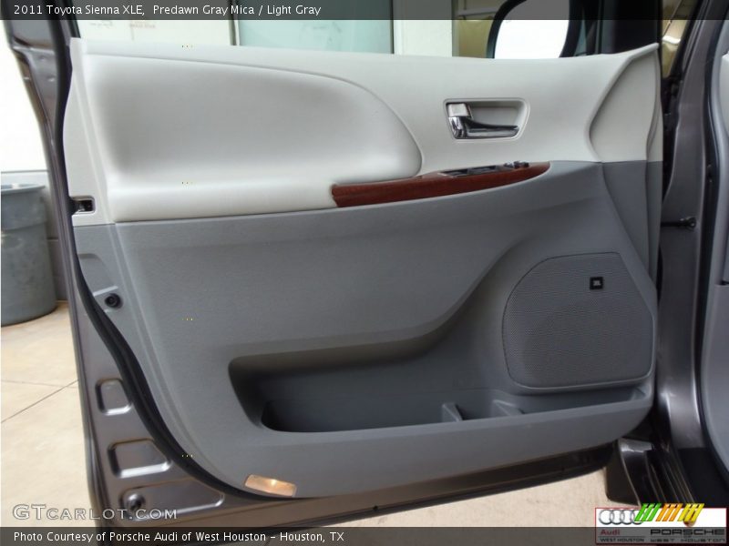 Predawn Gray Mica / Light Gray 2011 Toyota Sienna XLE