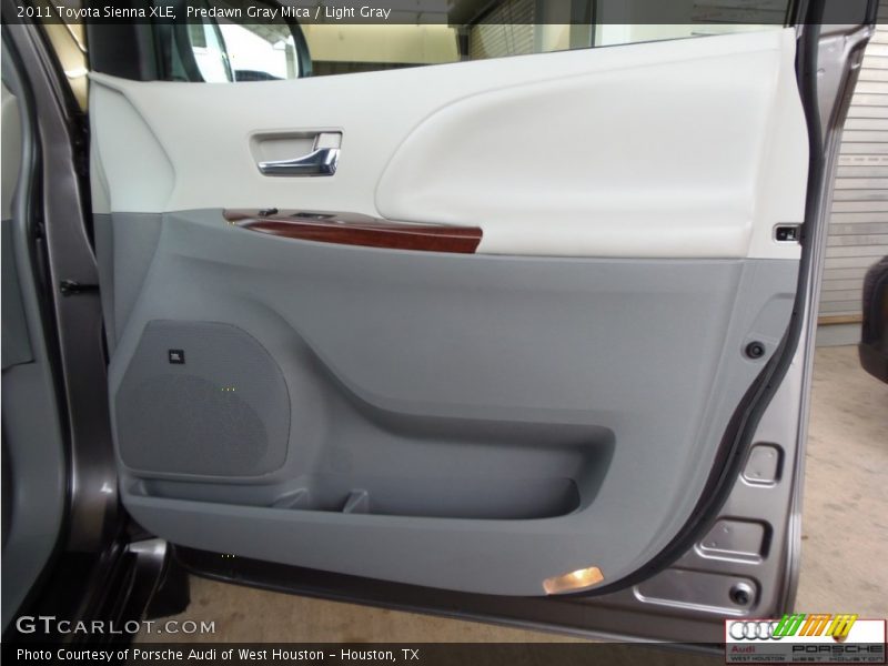 Predawn Gray Mica / Light Gray 2011 Toyota Sienna XLE