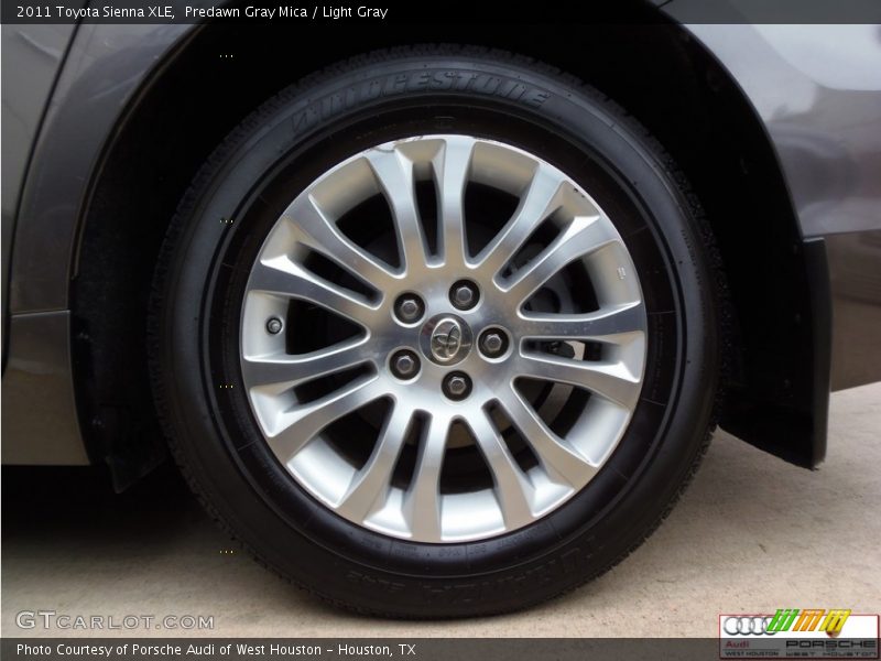 Predawn Gray Mica / Light Gray 2011 Toyota Sienna XLE