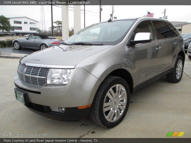 Vapor Silver Metallic / Charcoal Black 2008 Lincoln MKX AWD